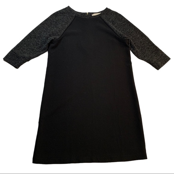 LOFT Dresses Loft Black Three Quarter Sleeve Mini Dress Poshmark